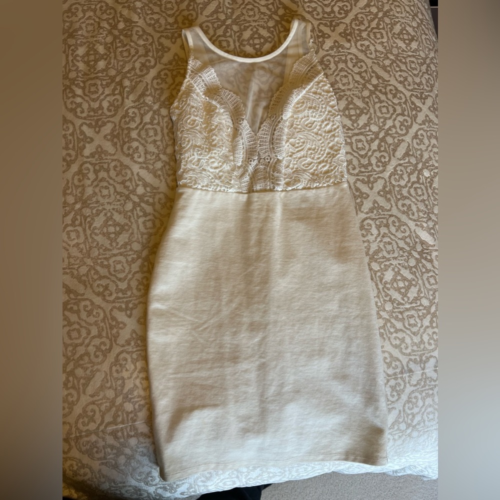 White mini lulus dress